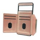 For Google Pixel 6a Solid Color Metal Buckle Card Slots Bag Phone Case(Rose Gold) - 3