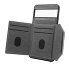 For Google Pixel 7 Pro Solid Color Metal Buckle Card Slots Bag Phone Case(Grey) - 3