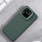 For Xiaomi Redmi 10C Honeycomb Radiating Lens Holder TPU Phone Case(Green) - 2