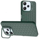 For Xiaomi Redmi 12 4G Honeycomb Radiating Lens Holder TPU Phone Case(Green) - 1