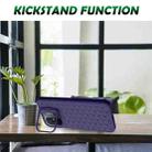 For Xiaomi Redmi 12C Honeycomb Radiating Lens Holder TPU Phone Case(Purple) - 3