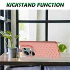 For Xiaomi Redmi Note 13 Pro 4G Honeycomb Radiating Lens Holder TPU Phone Case(Pink) - 3