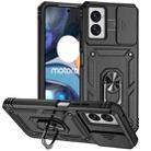 For Motorola Moto G Power 5G 2024 Sliding Camshield Holder Phone Case(Black) - 1