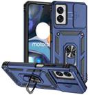For Motorola Moto G Power 5G 2024 Sliding Camshield Holder Phone Case(Blue) - 1