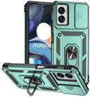 For Motorola Moto G Power 5G 2024 Sliding Camshield Holder Phone Case(Green) - 1