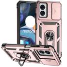 For Motorola Moto G Power 5G 2024 Sliding Camshield Holder Phone Case(Rose Gold) - 1