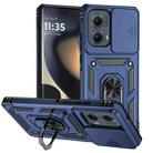 For Motorola Edge 5G 2024 Sliding Camshield Holder Phone Case(Blue) - 1