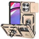 For Motorola Moto G Play 2025 / G Power 2025 Sliding Camshield Holder Phone Case(Gold) - 1