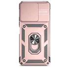 For Xiaomi Redmi 13C Sliding Camshield Holder Phone Case(Rose Gold) - 2