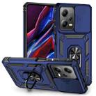 For Xiaomi Redmi Note 12 Pro 5G Global Sliding Camshield Holder Phone Case(Blue) - 1