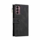 For Samsung Galaxy S25 5G ESEBLE Retro Frosted RFID Flip Leather Phone Case(Black) - 3