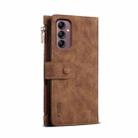 For Samsung Galaxy S25+ 5G ESEBLE Retro Frosted RFID Flip Leather Phone Case(Brown) - 3