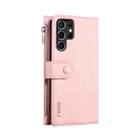 For Samsung Galaxy S25 Ultra 5G ESEBLE Retro Frosted RFID Flip Leather Phone Case(Rose Gold) - 3