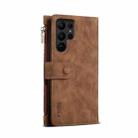 For Samsung Galaxy S24 Ultra 5G ESEBLE Retro Frosted RFID Flip Leather Phone Case(Brown) - 3