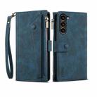 For Samsung Galaxy S24+ 5G ESEBLE Retro Frosted RFID Flip Leather Phone Case(Dark Green) - 1