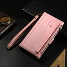 For Samsung Galaxy S25 Edge 5G ESEBLE Retro Frosted RFID Flip Leather Phone Case(Rose Gold) - 2