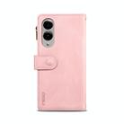 For Samsung Galaxy S25 Edge 5G ESEBLE Retro Frosted RFID Flip Leather Phone Case(Rose Gold) - 3