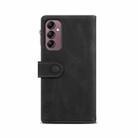 For Samsung Galaxy S25 FE 5G ESEBLE Retro Frosted RFID Flip Leather Phone Case(Black) - 3