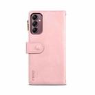 For Samsung Galaxy S25 FE 5G ESEBLE Retro Frosted RFID Flip Leather Phone Case(Rose Gold) - 3