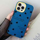 For iPhone 14 Pro Love Hearts PC Hybrid TPU Phone Case(Royal Blue) - 1