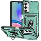 For Samsung Galaxy A05s Sliding Camshield Holder Phone Case(Green) - 1