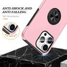 For iPhone 16 Magnetic Ring Holder Phone Case(Rose Gold) - 3