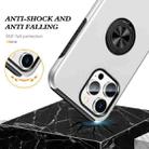 For iPhone 16 Pro Magnetic Ring Holder Phone Case(Silver) - 3