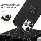 For iPhone 16 Pro Max Magnetic Ring Holder Phone Case(Black) - 3