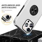 For iPhone 15 Pro Magnetic Ring Holder Phone Case(Silver) - 3