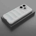 For Xiaomi Redmi 13 4G Global Magic Shield TPU + Flannel Phone Case(Grey) - 2