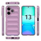 For Redmi 13 4G Global Magic Shield TPU + Flannel Phone Case(Purple) - 3