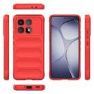 For Redmi K70 Ultra Global Magic Shield TPU + Flannel Phone Case(Red) - 3