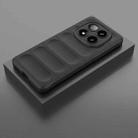 For Redmi Note 14 Pro 5G Magic Shield TPU + Flannel Phone Case(Black) - 2