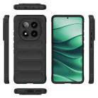 For Redmi Note 14 Pro 5G Magic Shield TPU + Flannel Phone Case(Black) - 3