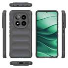 For Redmi Note 14 Pro 5G Magic Shield TPU + Flannel Phone Case(Dark Grey) - 3