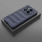 For Redmi Note 14 Pro 5G Magic Shield TPU + Flannel Phone Case(Dark Blue) - 2