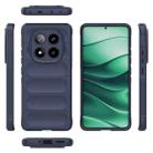 For Redmi Note 14 Pro 5G Magic Shield TPU + Flannel Phone Case(Dark Blue) - 3