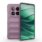 For Redmi Note 14 Pro 5G Magic Shield TPU + Flannel Phone Case(Purple) - 1