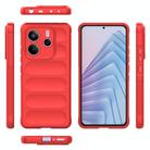 For Redmi Note 14 5G Magic Shield TPU + Flannel Phone Case(Red) - 3