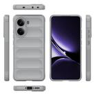For Redmi Turbo 4 Magic Shield TPU + Flannel Phone Case(Grey) - 3