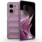 For Redmi A5 4G 171.7mm / Xiaomi Poco C71 Magic Shield TPU + Flannel Phone Case(Purple) - 1