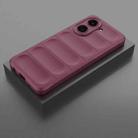 For Redmi A5 4G 171.7mm / Xiaomi Poco C71 Magic Shield TPU + Flannel Phone Case(Wine Red) - 2