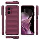 For Redmi A5 4G 171.7mm / Xiaomi Poco C71 Magic Shield TPU + Flannel Phone Case(Wine Red) - 3