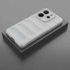 For Redmi Note 14 4G 164.84mm EU Magic Shield TPU + Flannel Phone Case(Grey) - 2