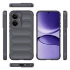 For Redmi Turbo 4 Pro 5G Magic Shield TPU + Flannel Phone Case(Dark Grey) - 3
