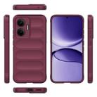 For Redmi Turbo 4 Pro 5G Magic Shield TPU + Flannel Phone Case(Wine Red) - 3