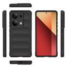 For Redmi Note 14S 4G Global Magic Shield TPU + Flannel Phone Case(Black) - 3