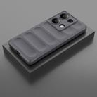 For Redmi Note 14S 4G Global Magic Shield TPU + Flannel Phone Case(Dark Grey) - 2