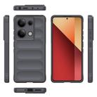 For Redmi Note 14S 4G Global Magic Shield TPU + Flannel Phone Case(Dark Grey) - 3