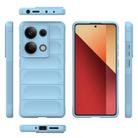 For Redmi Note 14S 4G Global Magic Shield TPU + Flannel Phone Case(Light Blue) - 3